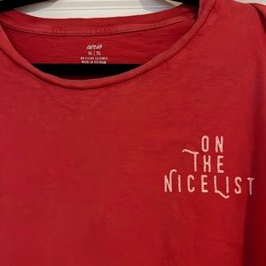 Aerie On the Nice List shirt XL